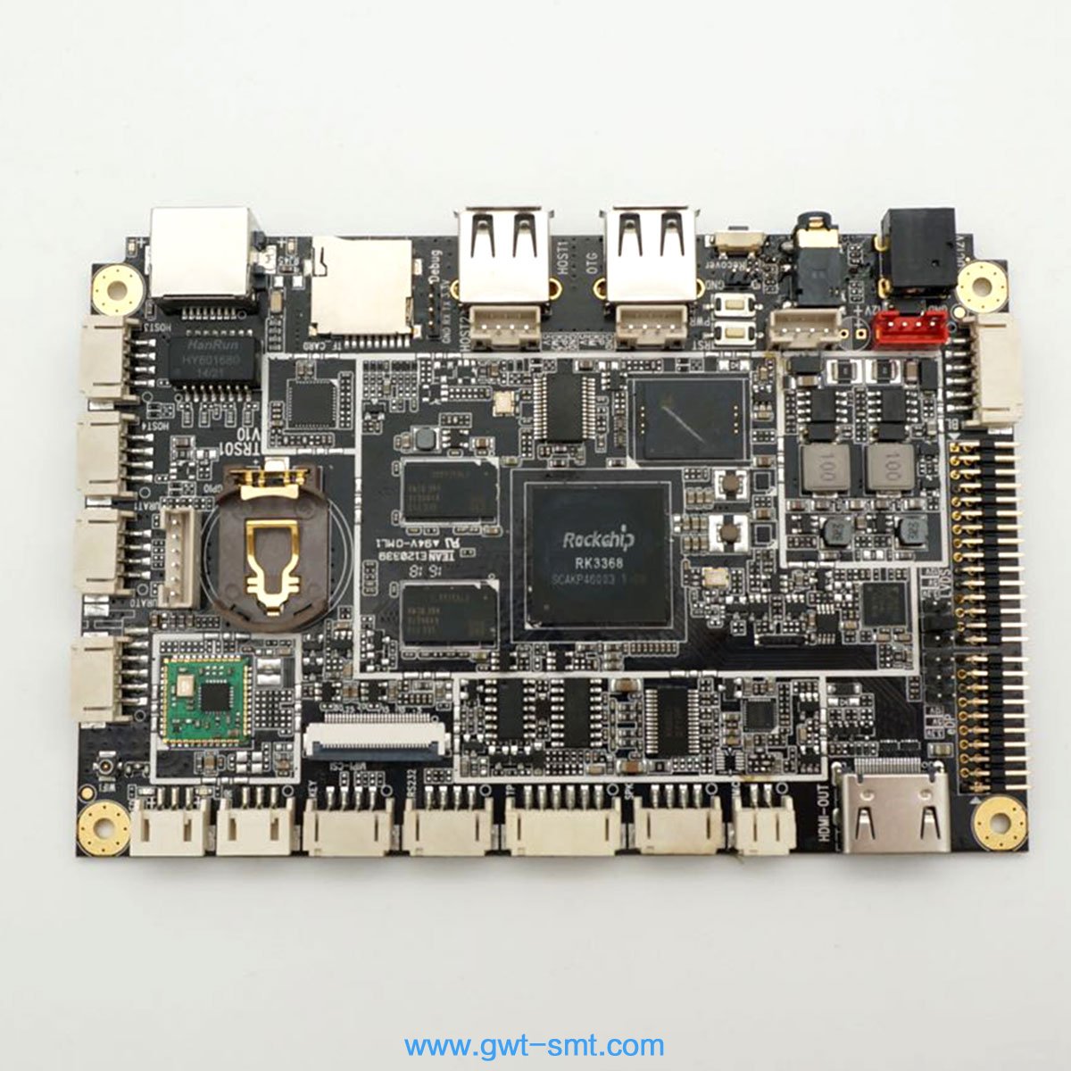 RK3368-smt貼片加工，礦機主板smt加工，DIP插件后焊